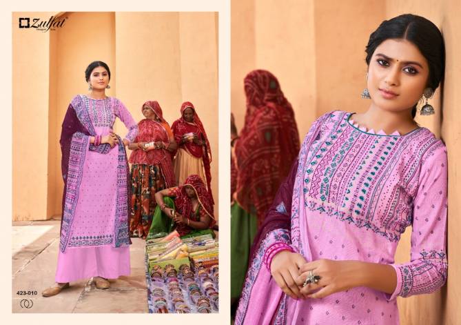 Zulfat Riyasat Heavy Cotton Fancy Festive Wear Designer Dress Material Collection